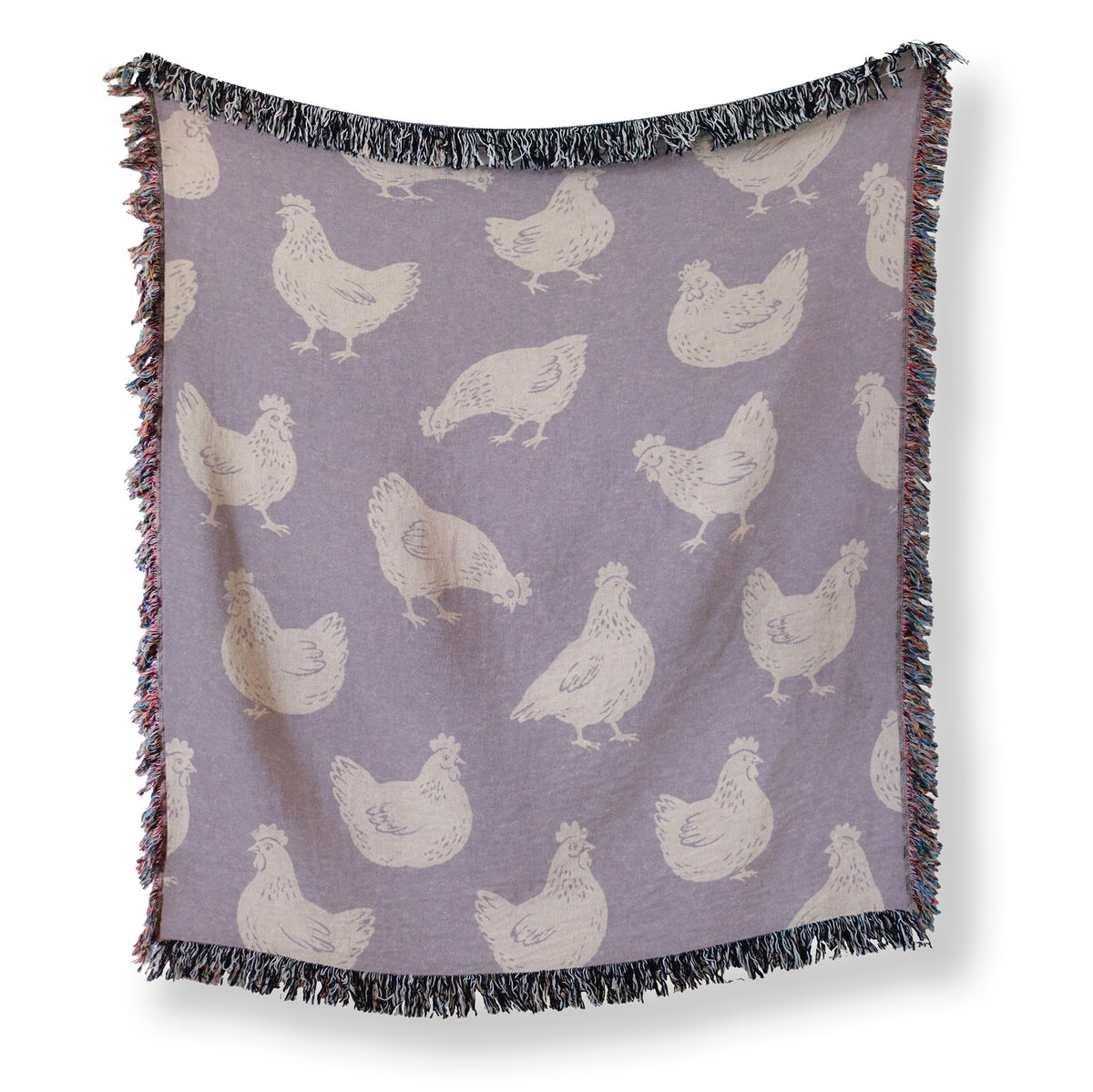 Lavender Hen Blanket