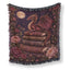 Crimson Rose Dragon Library Blanket