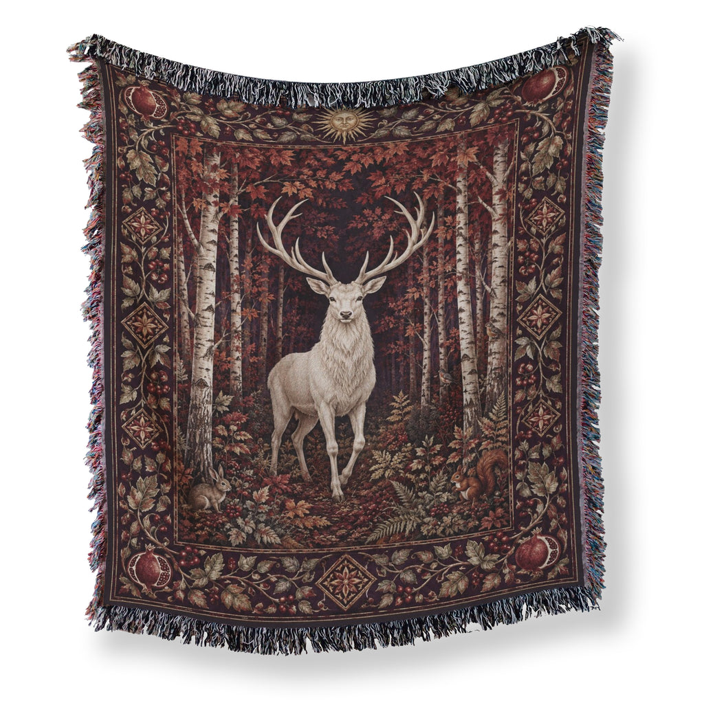 The White Stag of Autumn Blanket