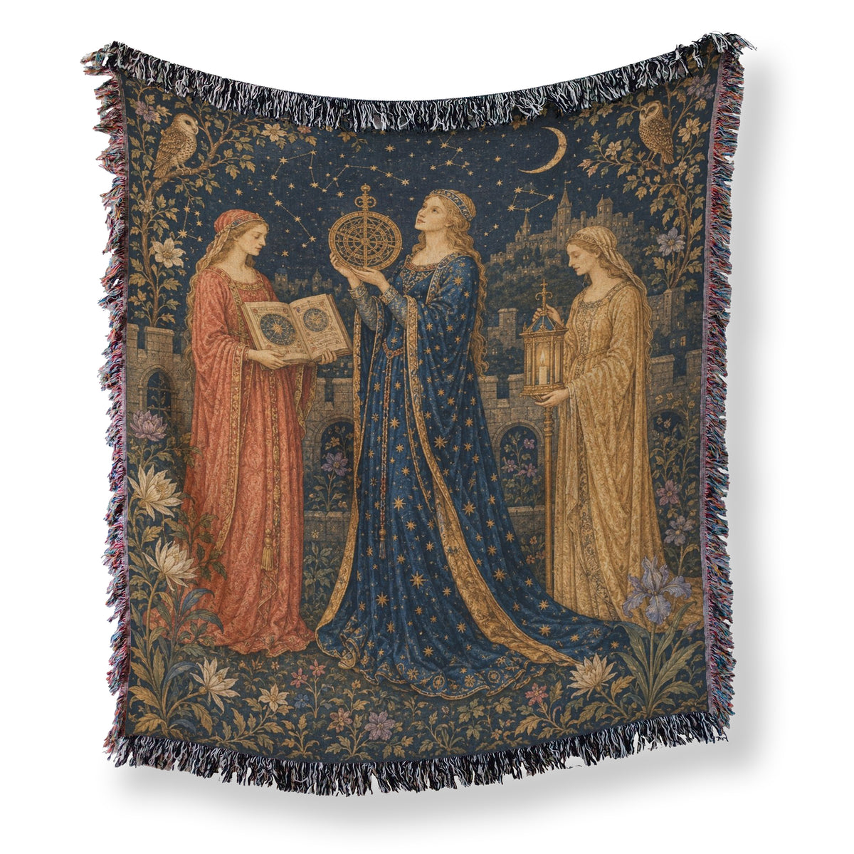 The Astrologers of the Moon Court Blanket