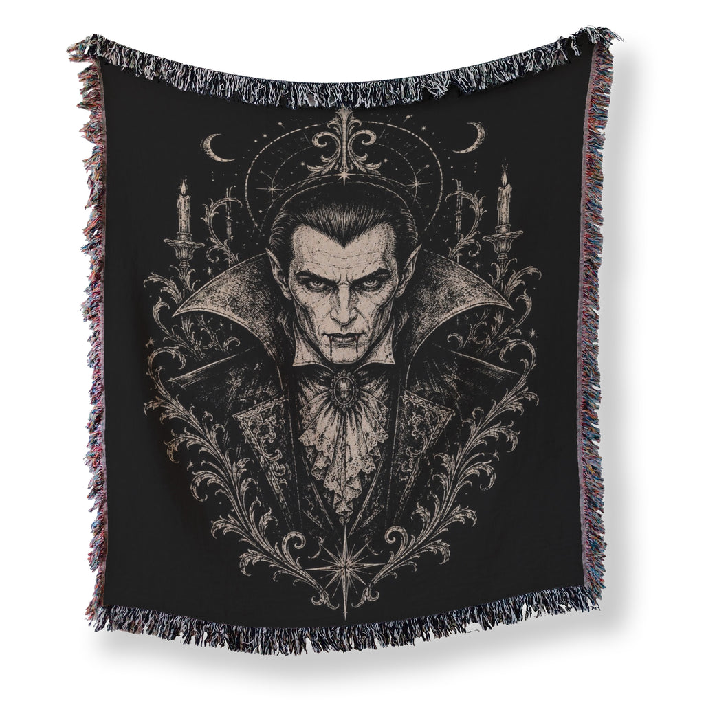 Midnight Vampire Emblem Blanket