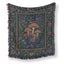 Midnight Mushroom Garden Blanket