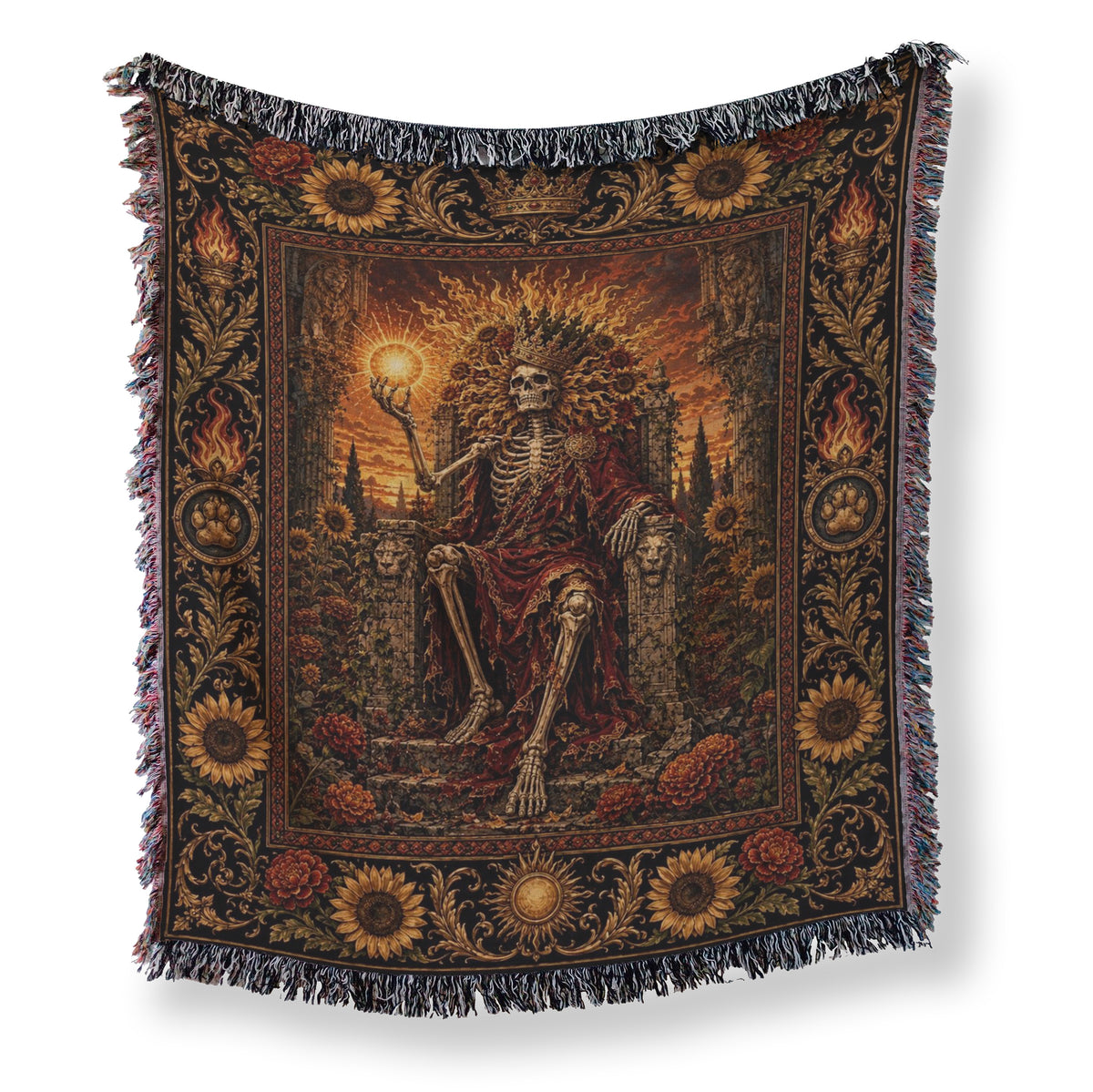 Leo Sun Throne Blanket Main image