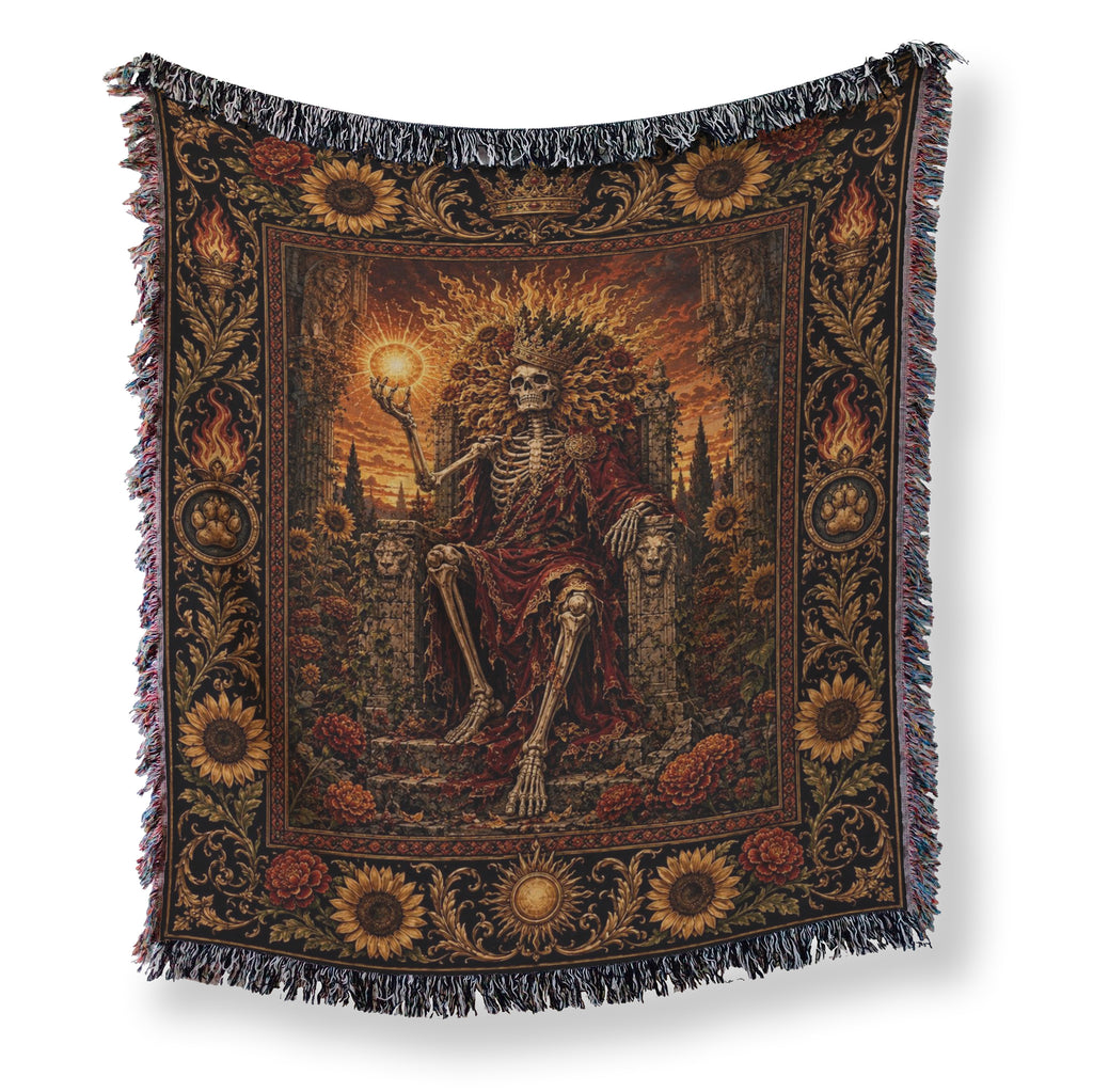 Leo Sun Throne Blanket