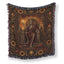 Leo Sun Throne Blanket