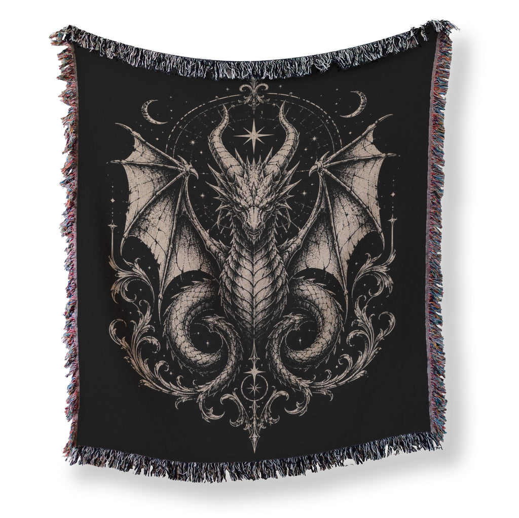 Celestial Gothic Dragon Blanket