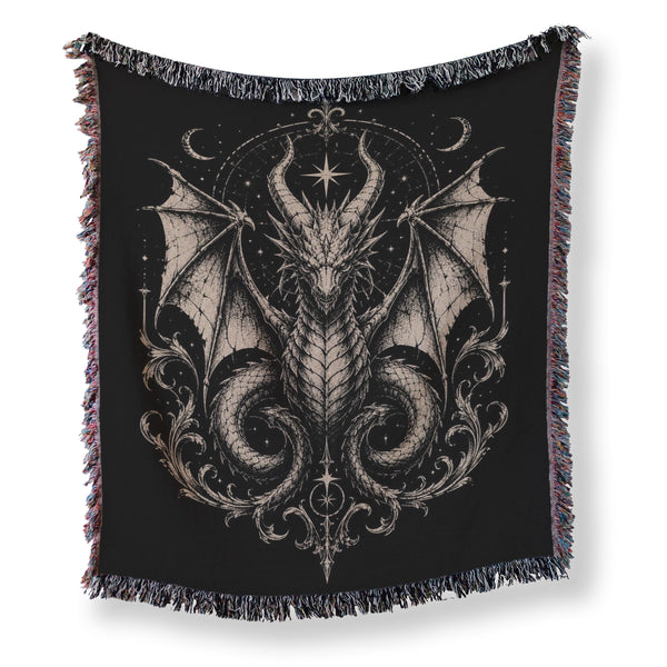 Celestial Gothic Dragon Blanket