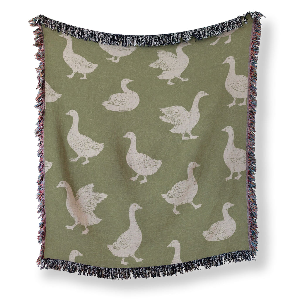 Sage Goose Blanket