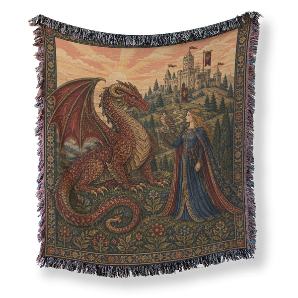 The Falconer’s Dragon Blanket