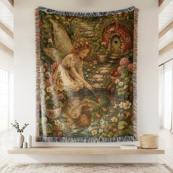 Strawberry Cottage Fairy Blanket