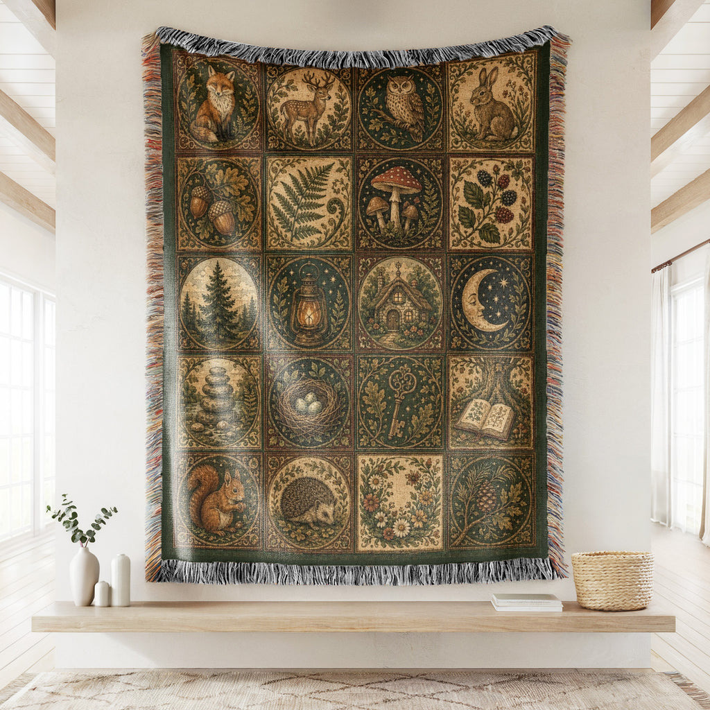 Woodland Tales Patchwork Blanket
