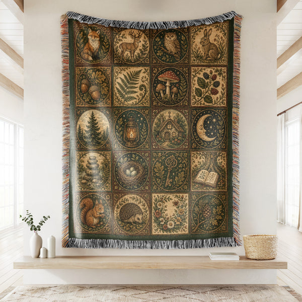 Woodland Tales Patchwork Blanket