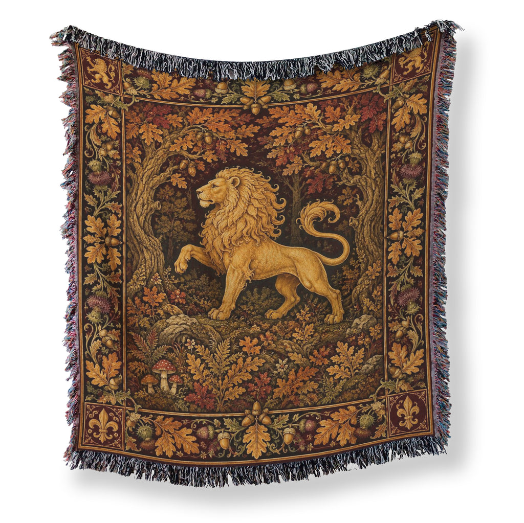 The Golden Lion of the Oakwood Blanket