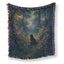 Lantern Forest Black Cat Blanket