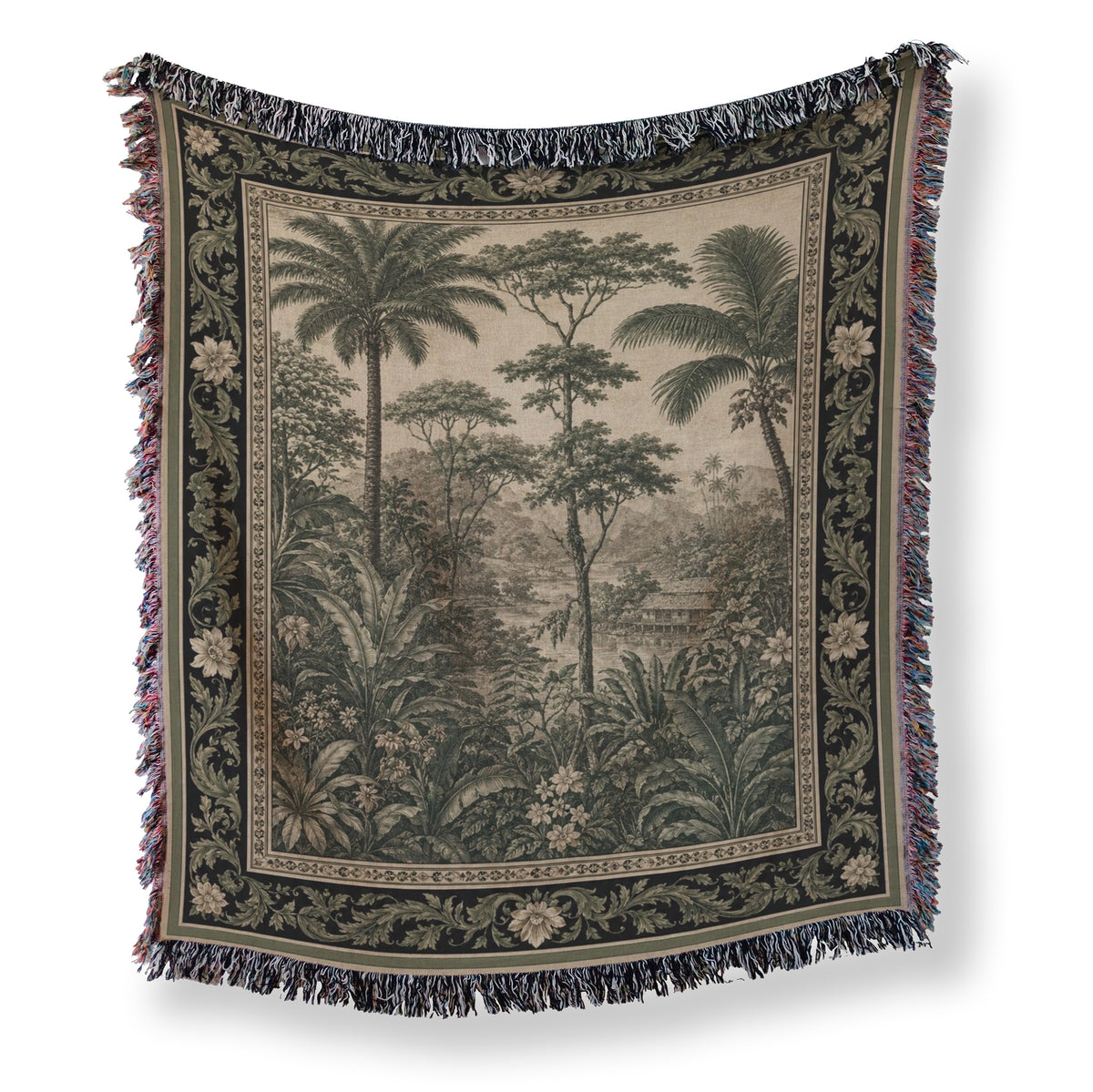 The Antique Palm Grove Blanket