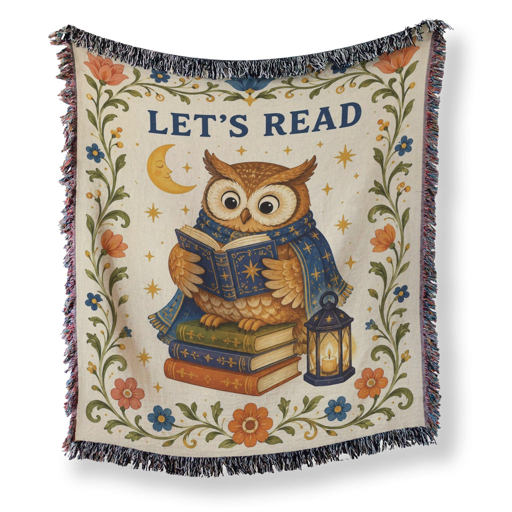 Let's Read Moonlit Owl Blanket