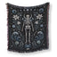 Cancer Moon & Tide – Gothic Skeleton Zodiac Blanket