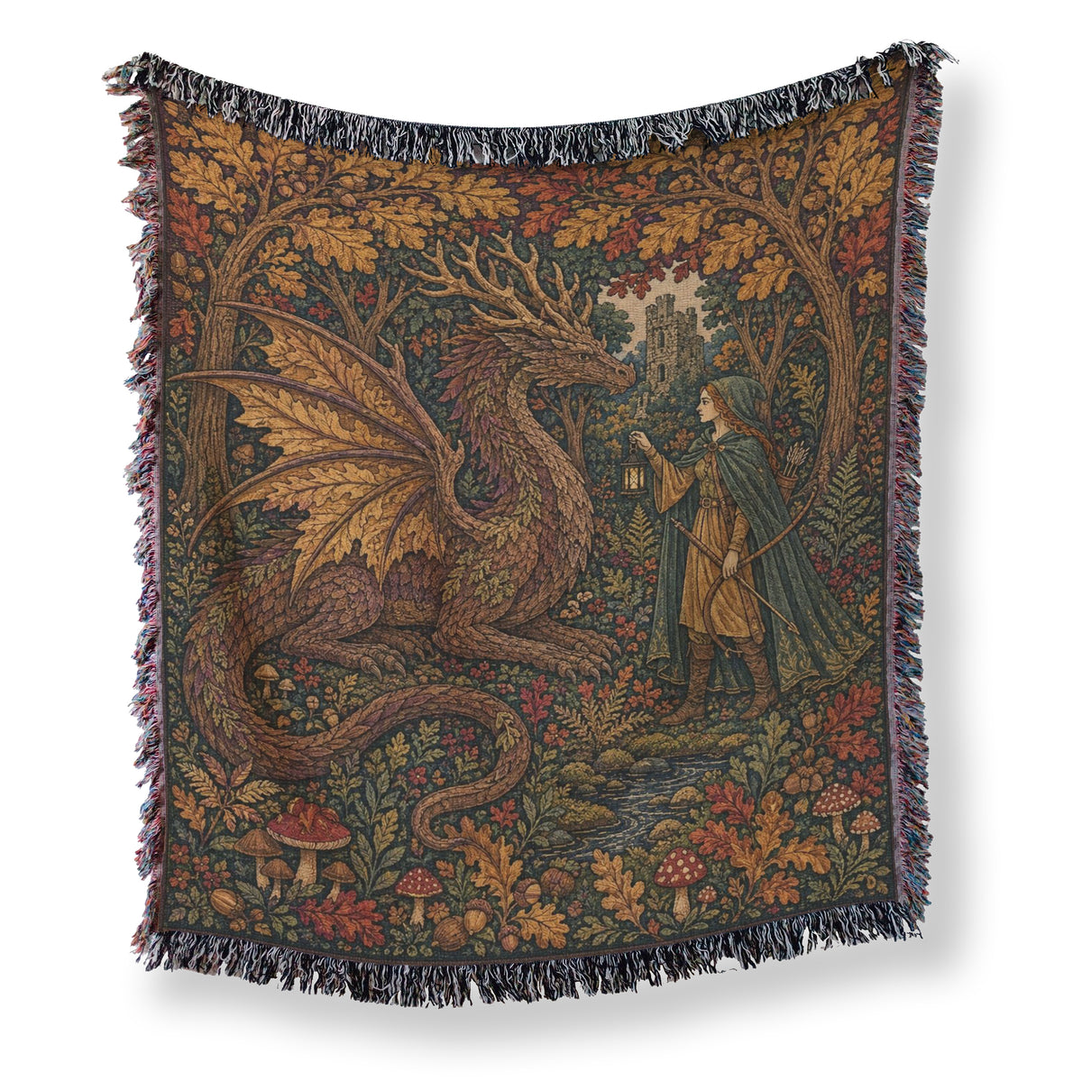 The Autumn Warden Dragon Blanket Main image