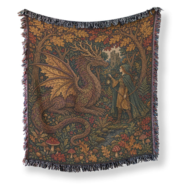 The Autumn Warden Dragon Blanket
