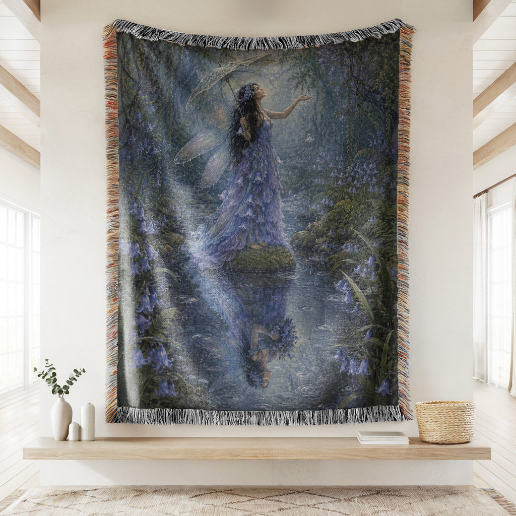 Bluebell Rain Fairy Blanket