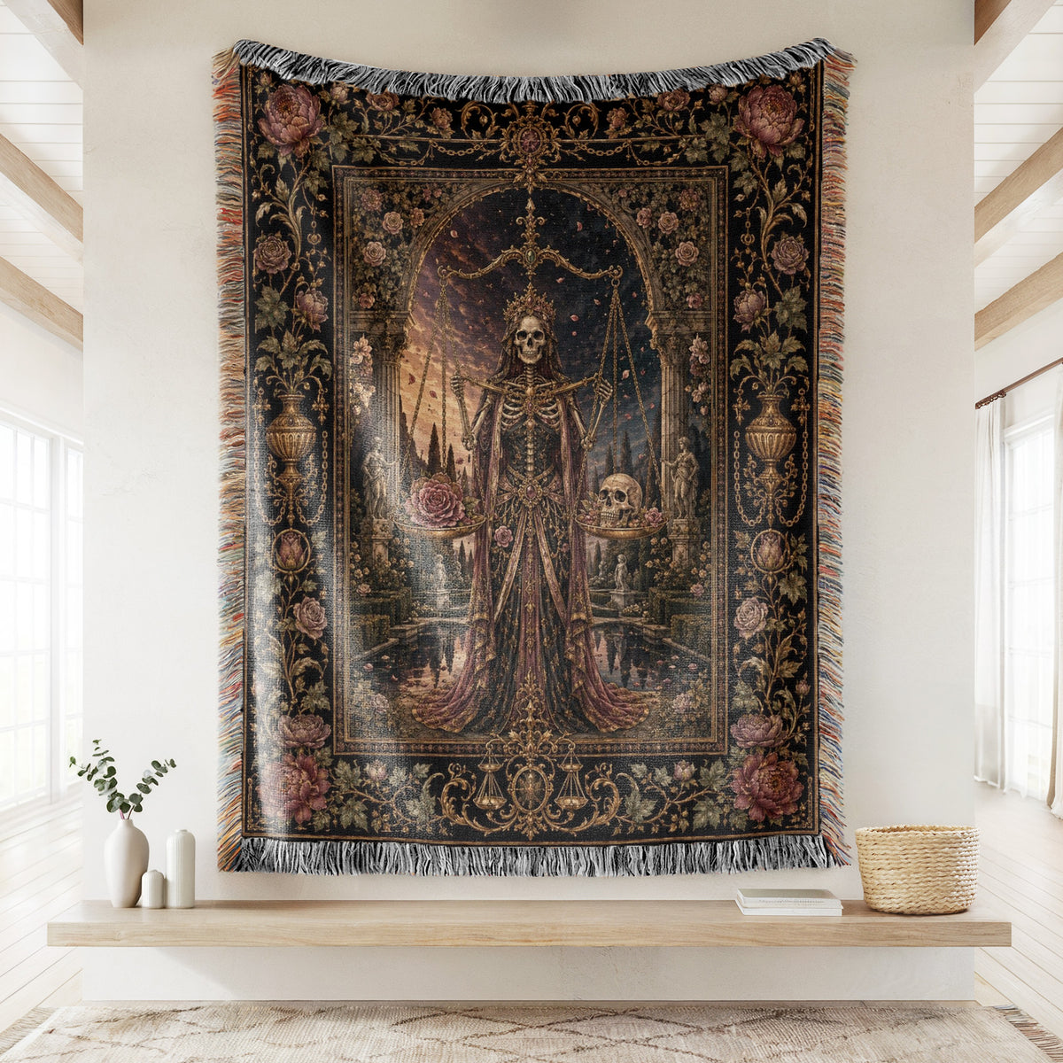 Libra Rose Court Blanket