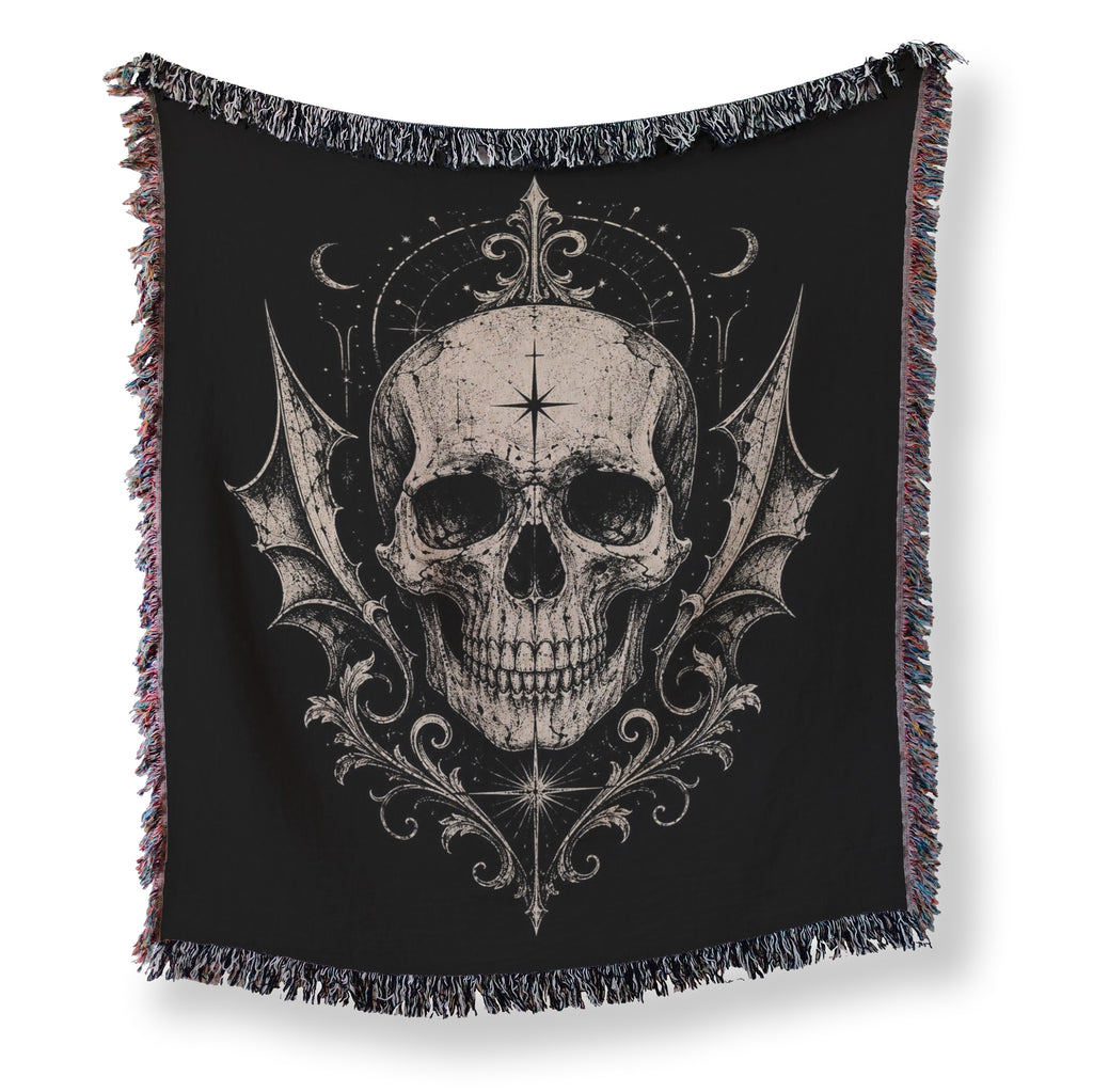 Skull & Batwing Emblem Blanket