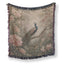 Peony Peacock Forest Blanket