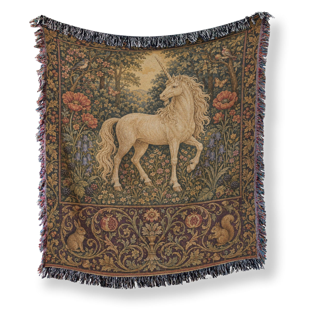The Golden Meadow Unicorn Blanket Main image