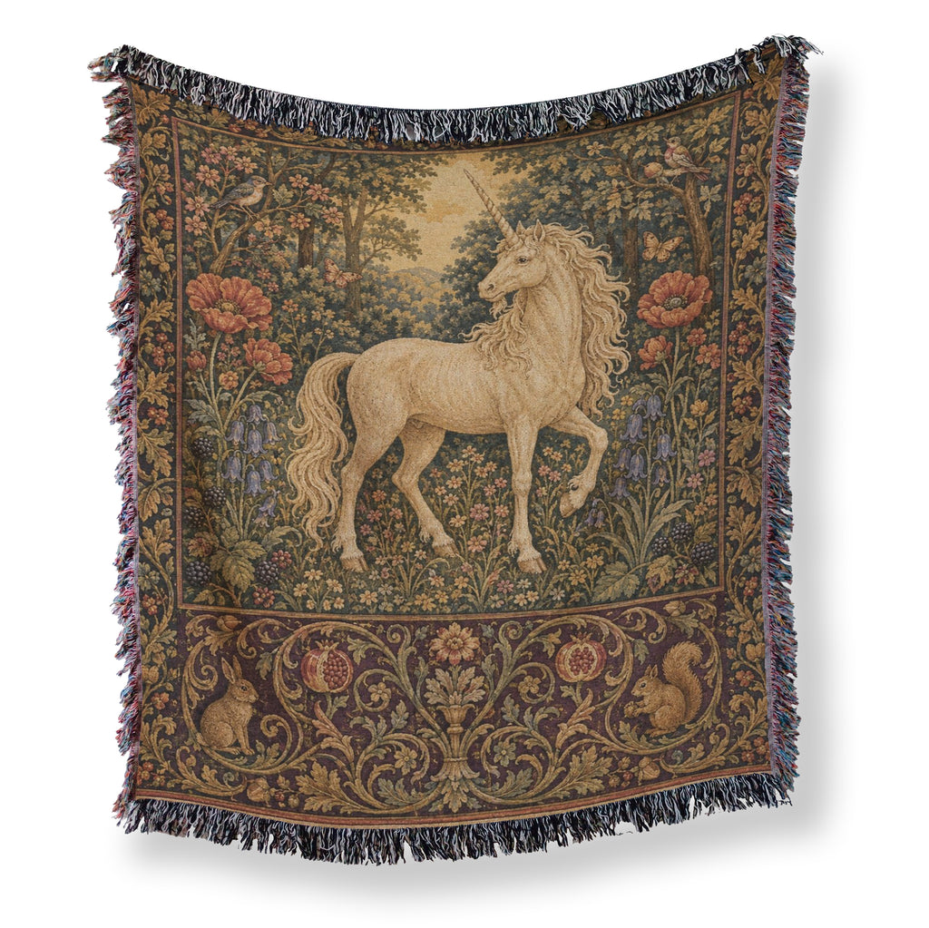 The Golden Meadow Unicorn Blanket