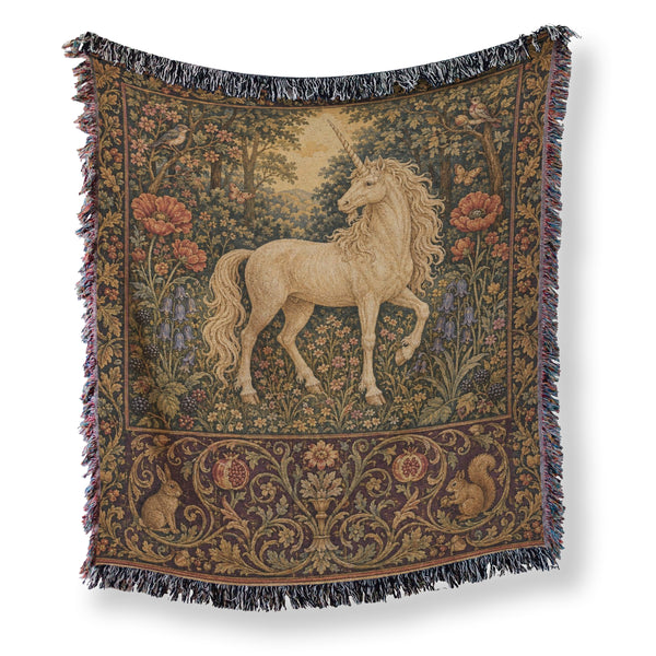 The Golden Meadow Unicorn Blanket