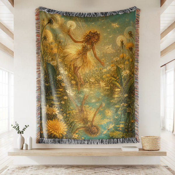 Dandelion Meadow Fairy Blanket