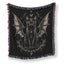 Winged Black Cat Celestial Blanket