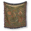 The Rosebound Meadow Dragon Blanket