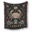 Cancer Moonlit Crab Zodiac Blanket