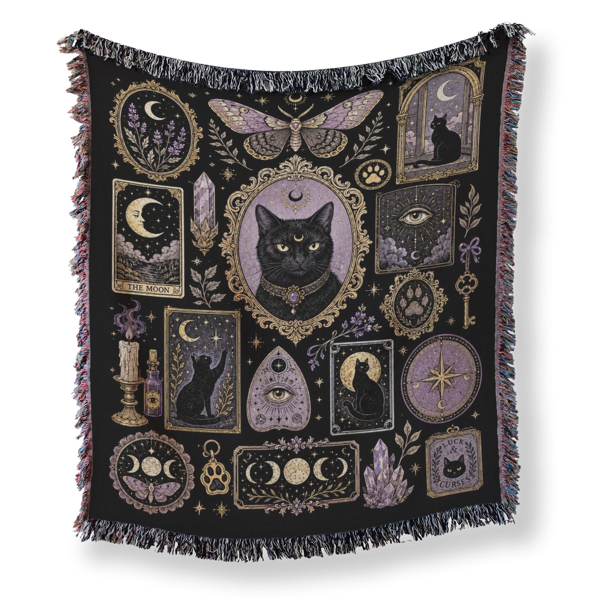 Moonlit Familiar Curiosities Blanket Main image