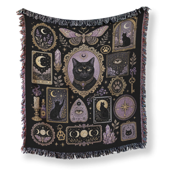 Moonlit Familiar Curiosities Blanket
