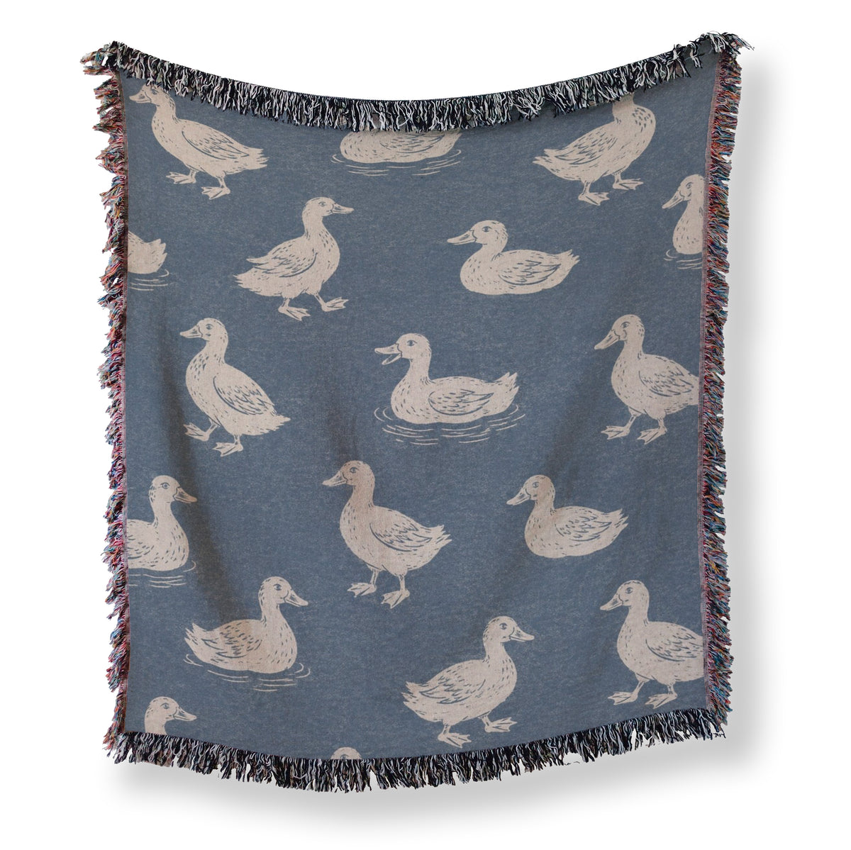 Vintage Blue Duck Blanket Main image