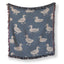 Vintage Blue Duck Blanket