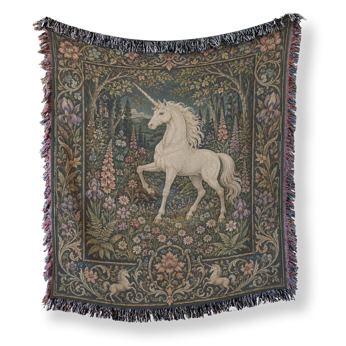 The Wild Iris Unicorn Blanket