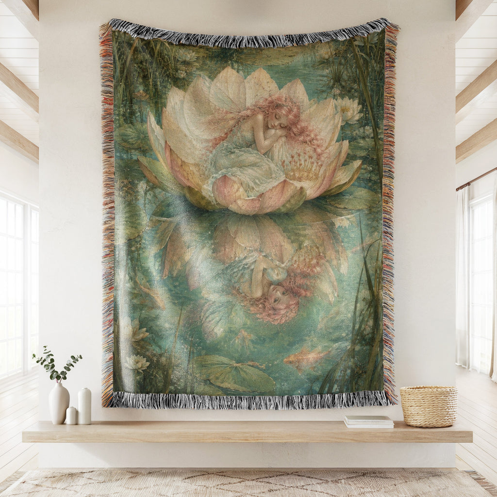 Sleeping Water Lily Fairy Blanket
