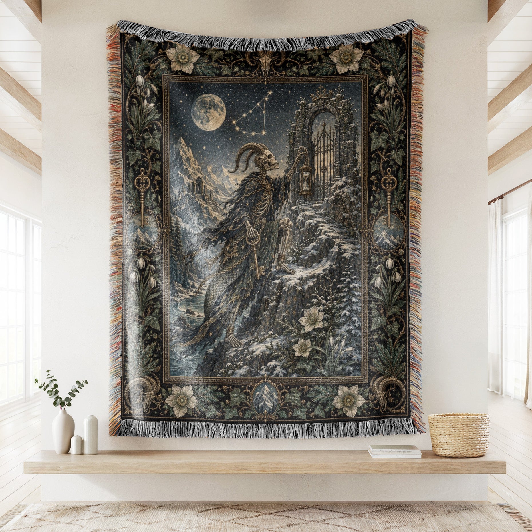 Capricorn Moonlit Gatekeeper Blanket Secondary image