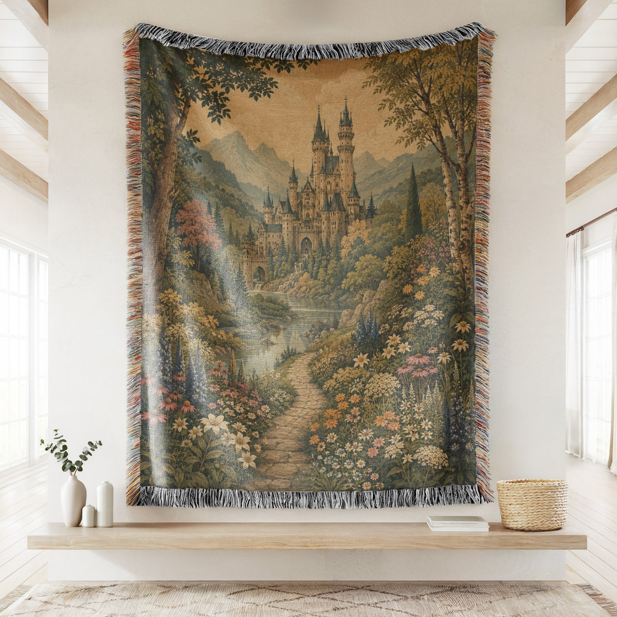 The Wildflower Castle Path Blanket
