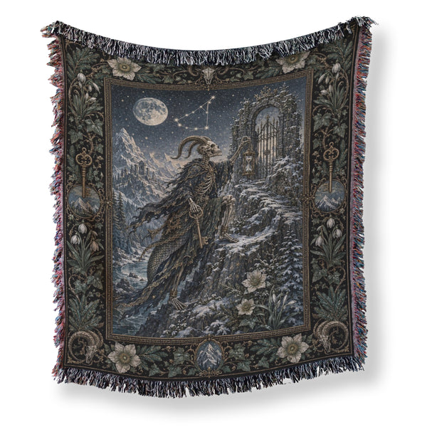 Capricorn Moonlit Gatekeeper Blanket