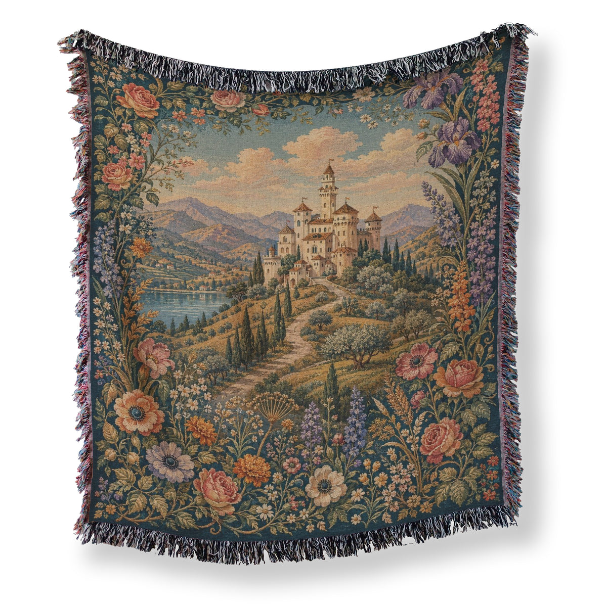 The Rose & Iris Castle Blanket Main image