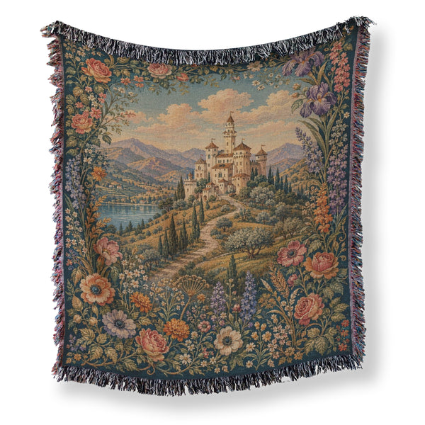 The Rose & Iris Castle Blanket