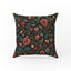Midnight Pomegranate Vine – Dark Botanical Floral Pillow