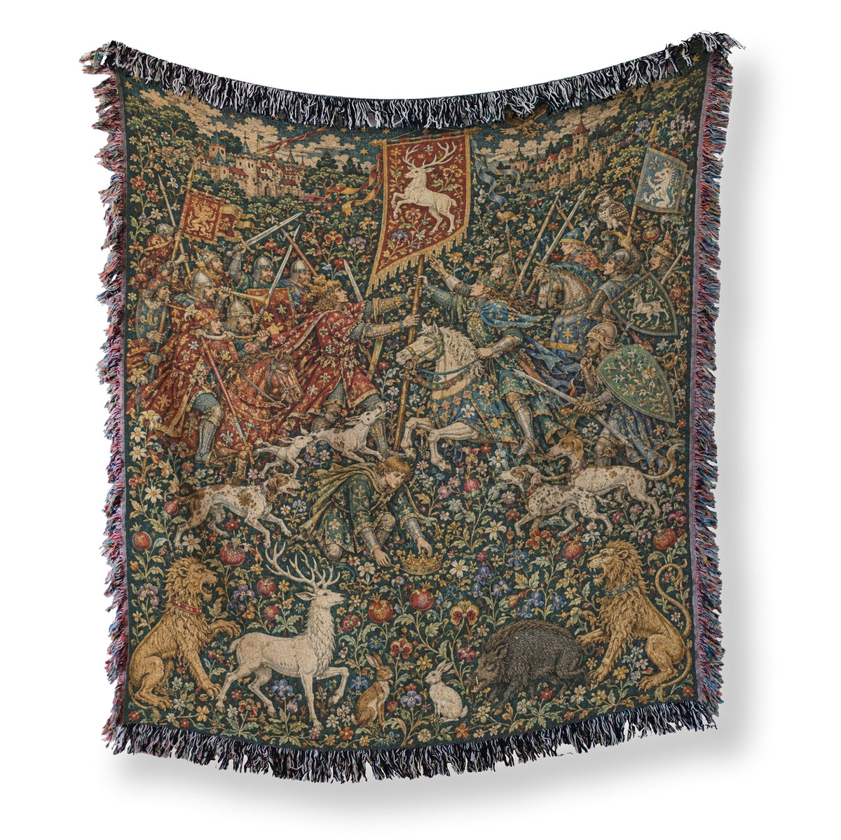 The Battle of the White Stag Banner Blanket Main image