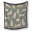 Sage Green Cat Blanket