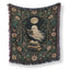Moonlit Botanical Ghost Reader Blanket