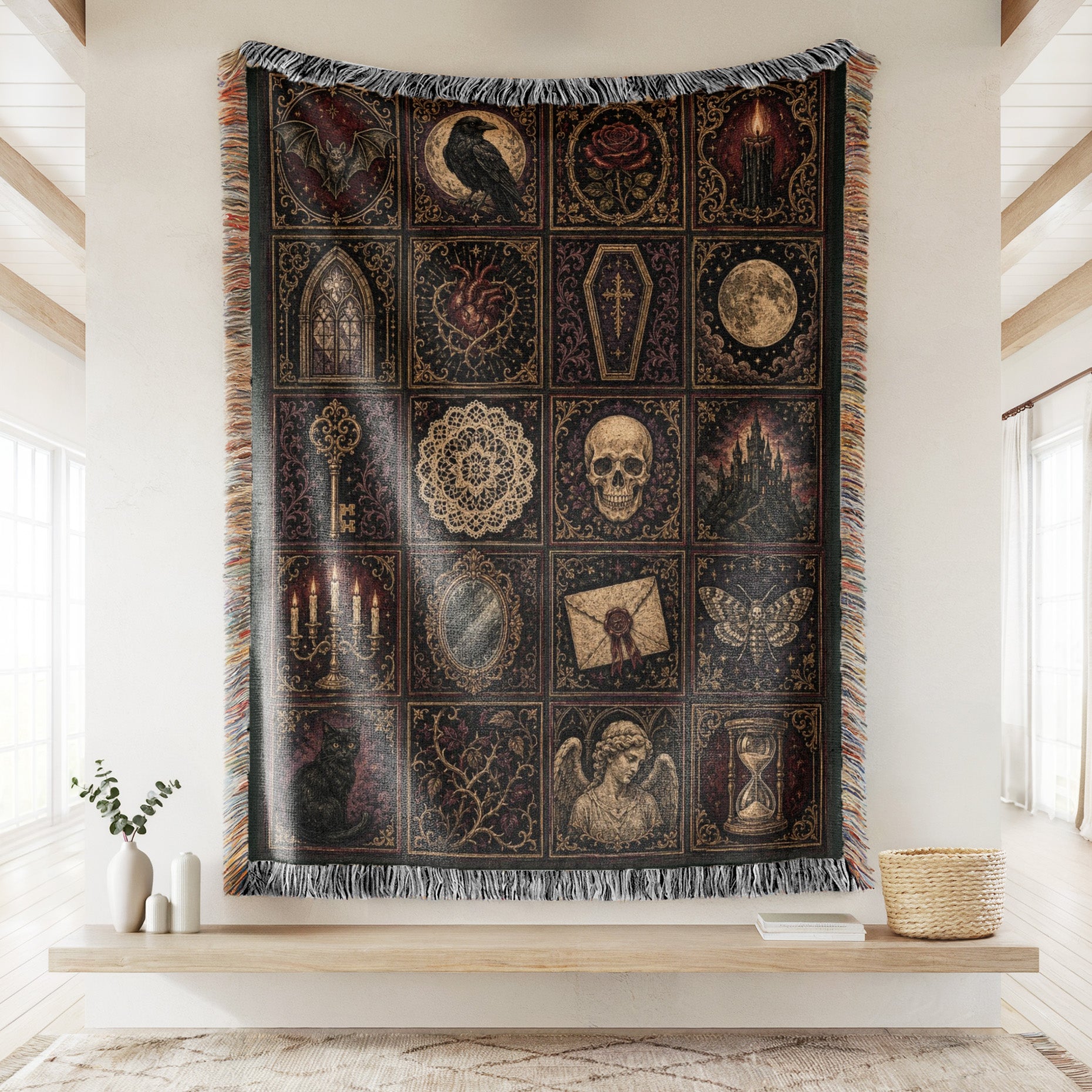 Midnight Gothic Relics Blanket Secondary image
